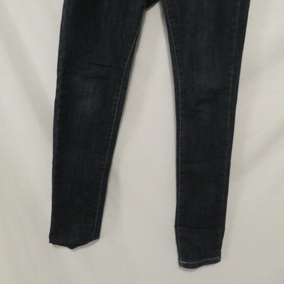 BONGO DENIM | size 5 | Sleek Blue Dark Wash Slim Fit Jeans - Picture 7 of 16